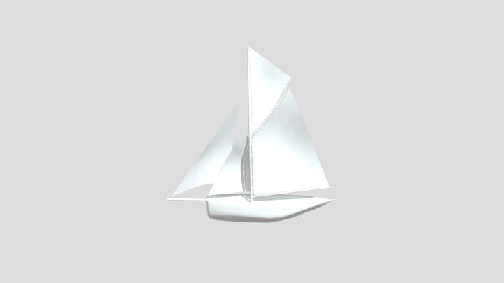 Sailing Boat 3D Model