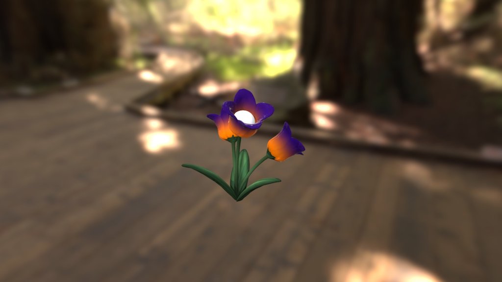 Flower No. 2 - 3D model by evalienwiersma [3a36392] - Sketchfab