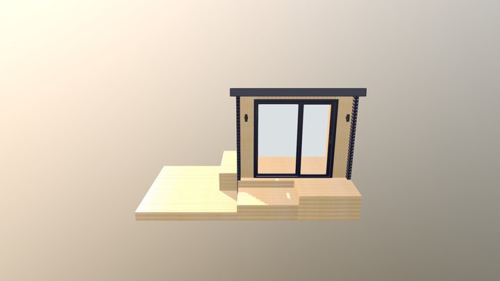 Backyard office 3D Model
