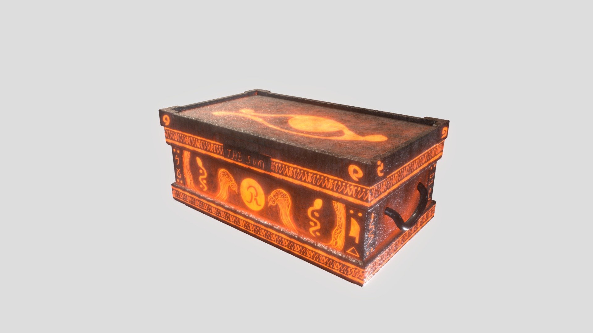 Large Wood Box Rust Skin 3D Model By 12312332213 3a37c7e Sketchfab