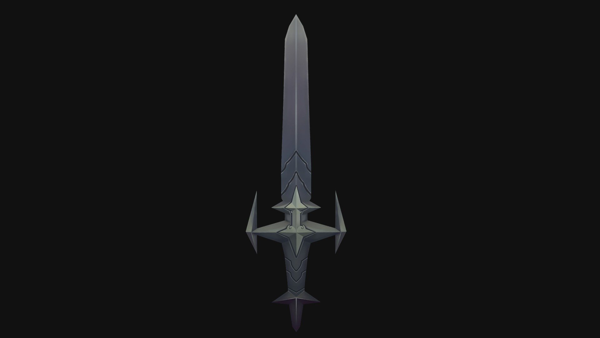 Gray Sword - Download Free 3d Model By Giraffe7 (@giraffetail) [3a383ce 