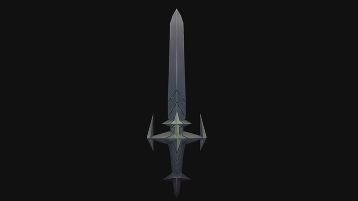 Gray Sword 3D Model