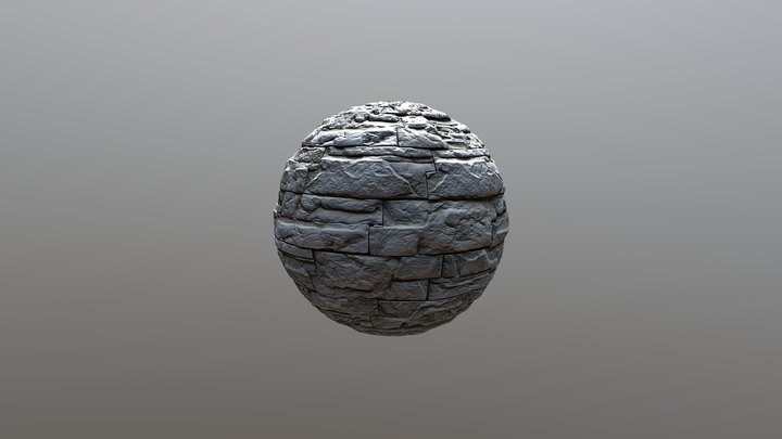 Stone wall texture – Free 3D Model STL