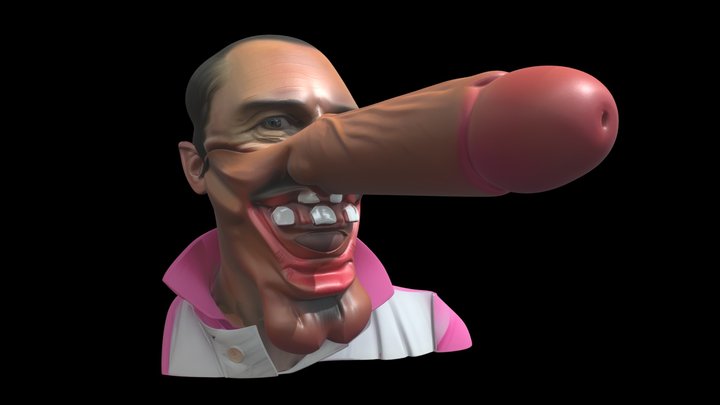 funny man 3D Model