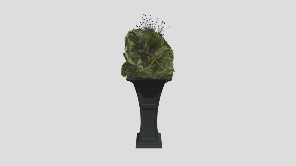 Holiday Urn Planter With Pine