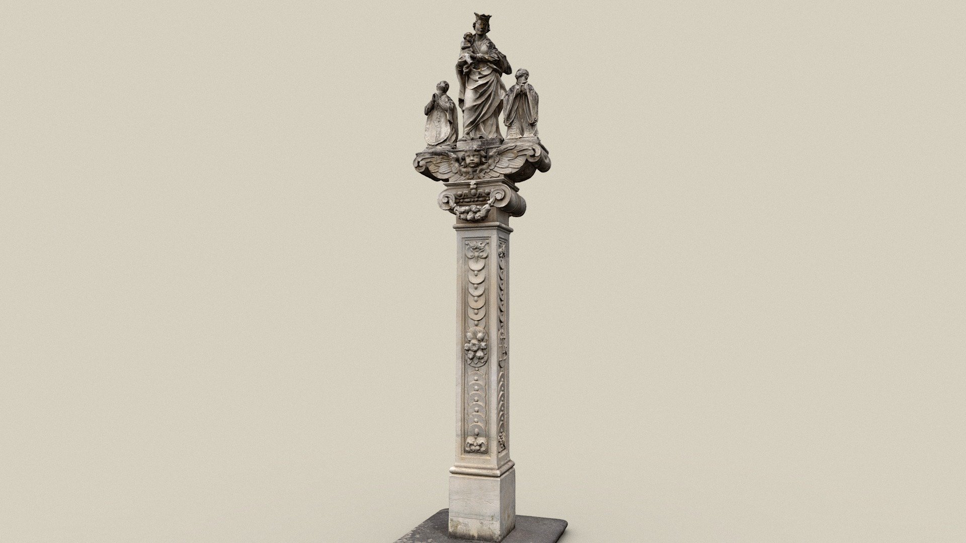 Mariensäule — Sketchfab embed 3D viewer