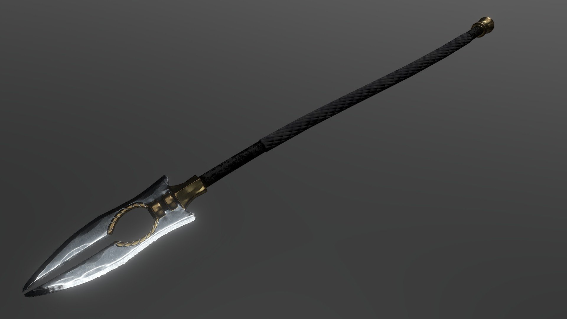 Fantasy Spear - 3D model by Kim Niemann (@kimn) [3a39648] - Sketchfab