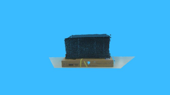 DS86/DS87 1m black plastic box 3D Model
