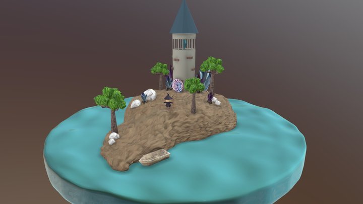 The Mysterious Tower 3D Model