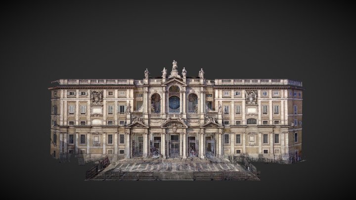 Prospetto Santa Maria Maggiore 3D Model