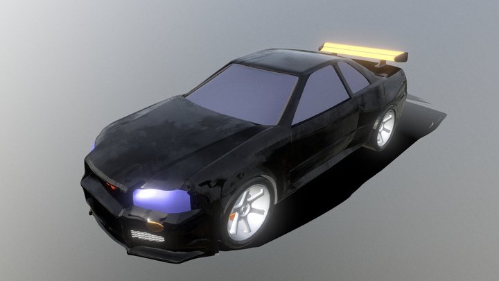 Nisan gtr r34 3dmodel 3D Model