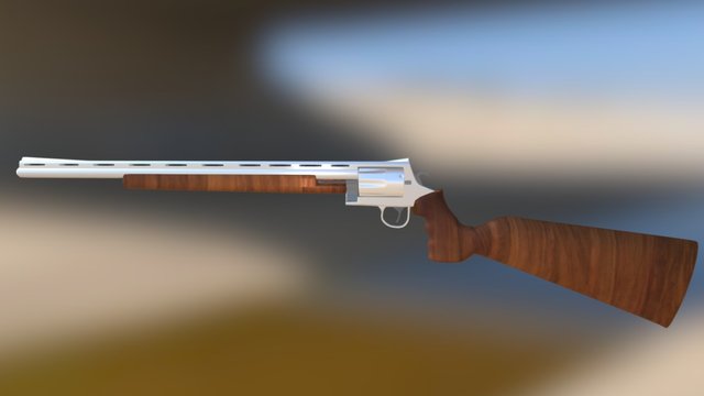 Revolving Rifle 3D Model