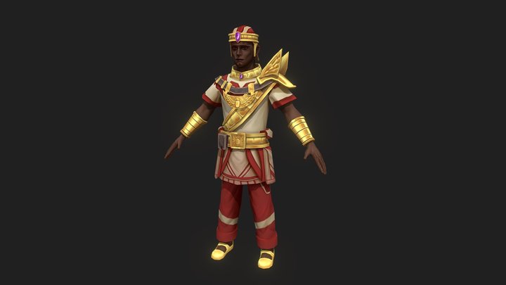 [Student Work] Pharaoh Soldier 3D Model
