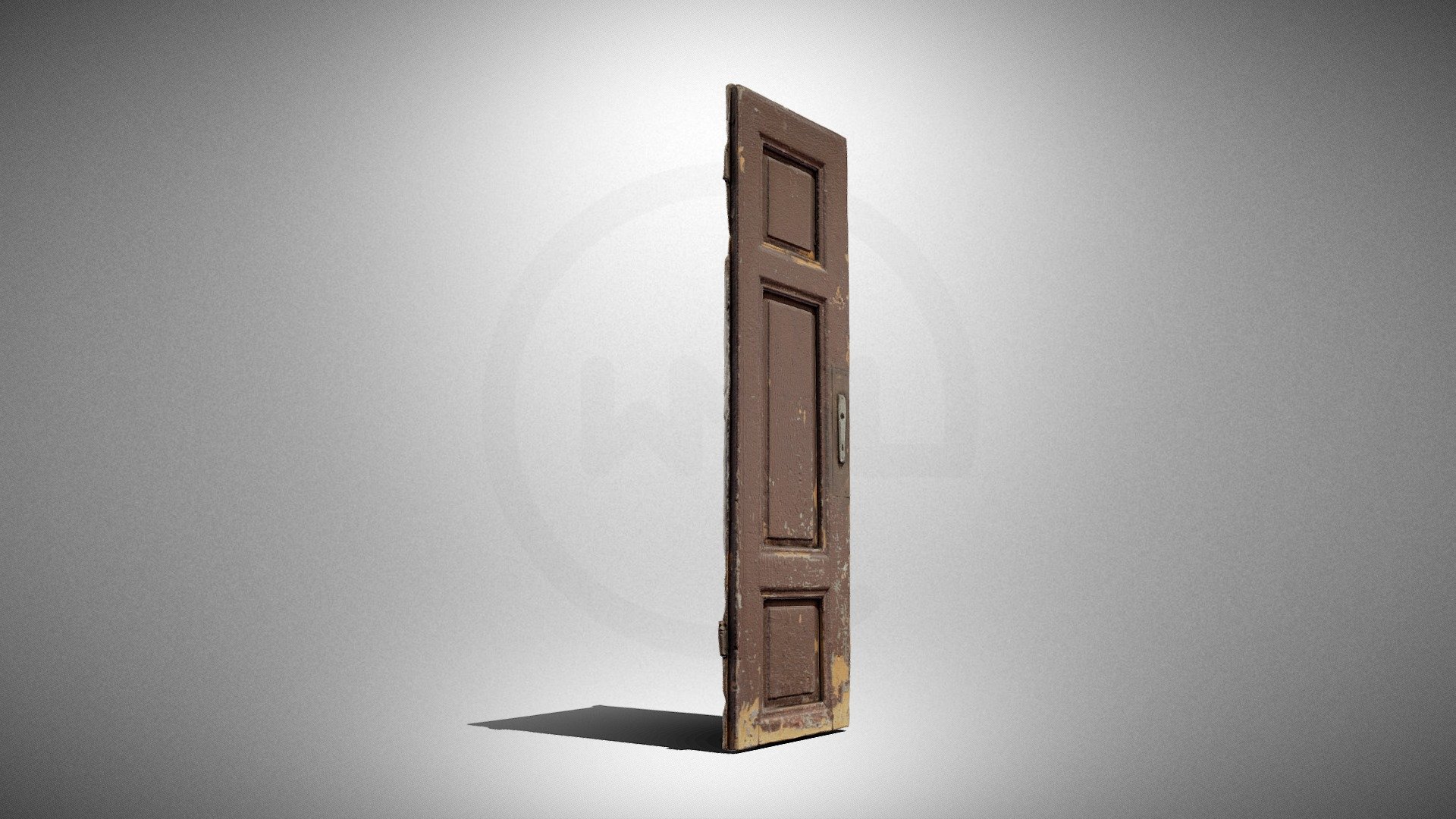 Door leaf from the house of Szymon Kluger — Sketchfab embed 3D viewer