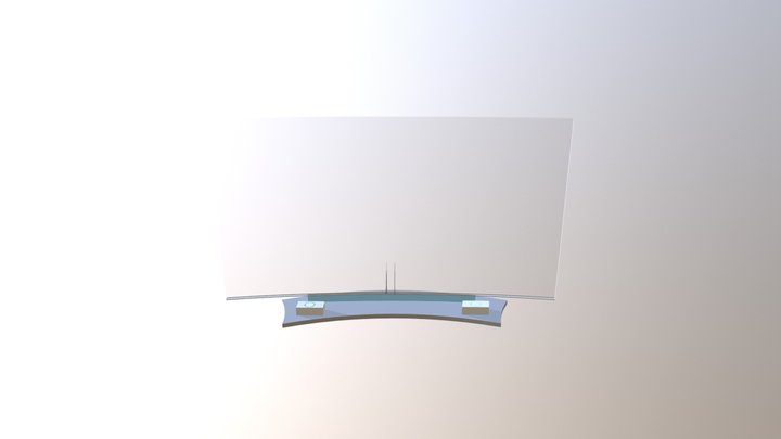 Télé verre 3D Model