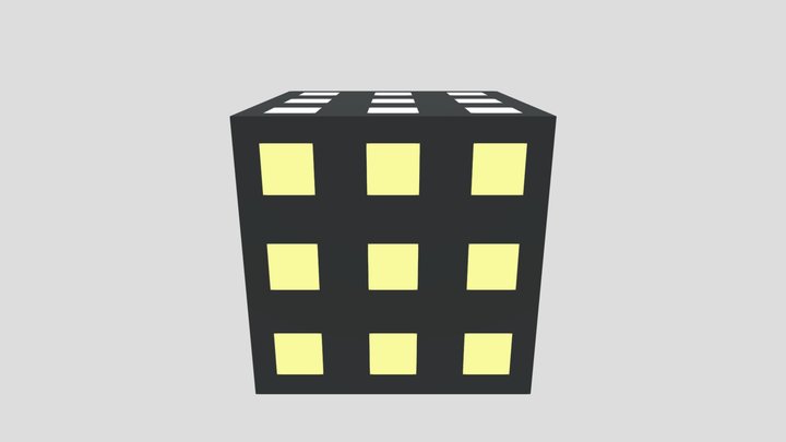 Rubik's Cube 3D Model