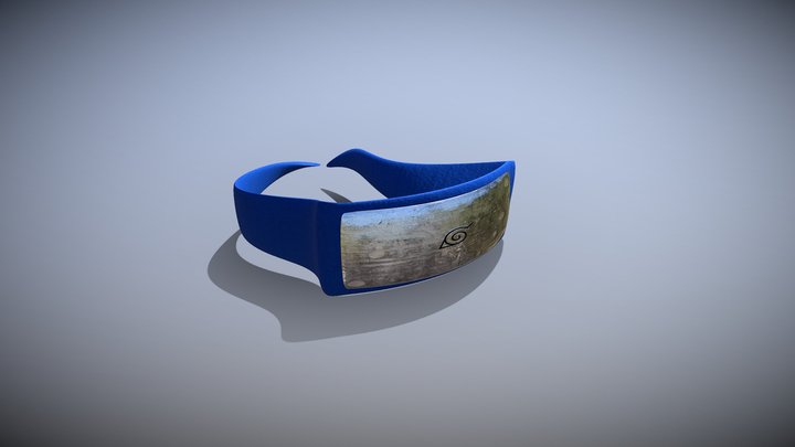Forehead Protector - Konoha 3D Model