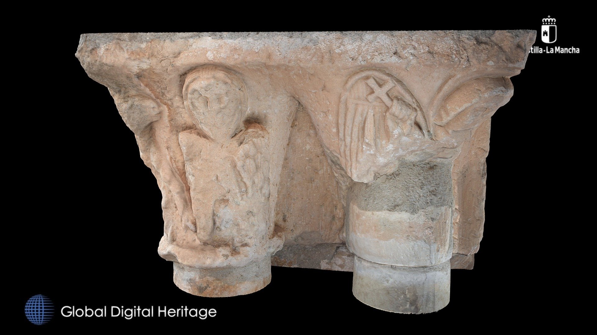 Romanesque Capitals, Saúca (Guadalajara, Spain)