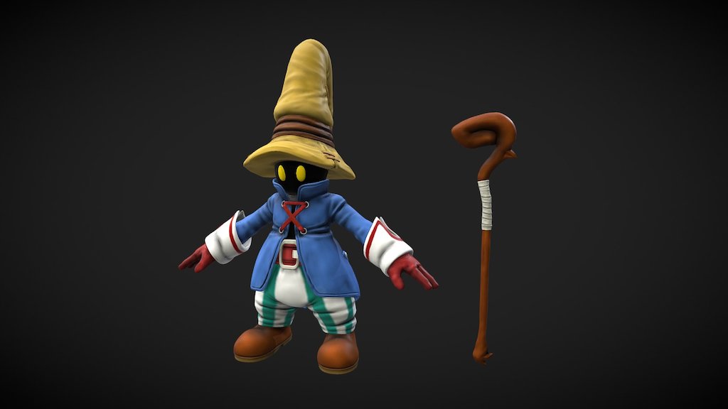 VIVI - Final Fantasy IX - 3D model by Ikeru (@azrail) [3a3f1a4] - Sketchfab