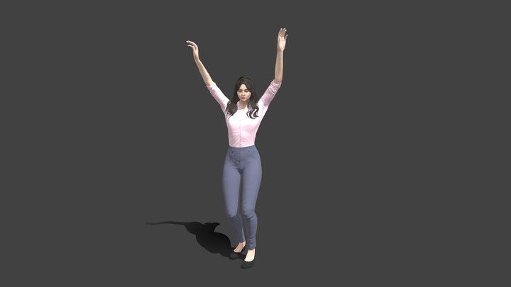 Belly Dance 3D Model
