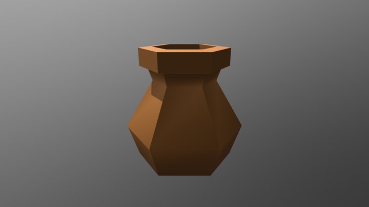 Pot 2 3D Model