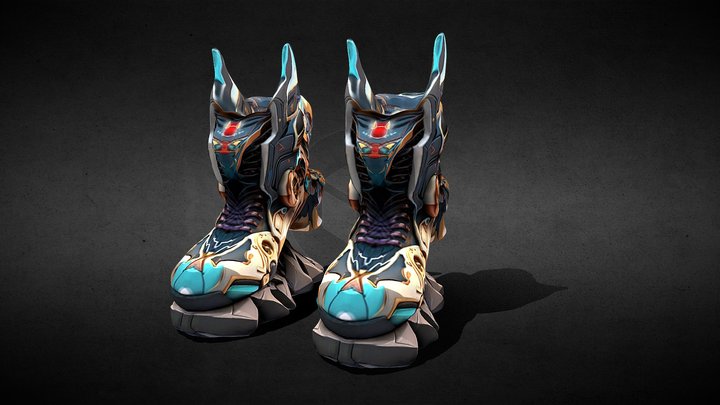 sneakers anime 3D Model