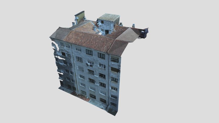 Fachada Trasera 3D Model