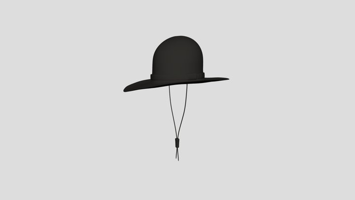 Ten Gallon Hat 3D Model