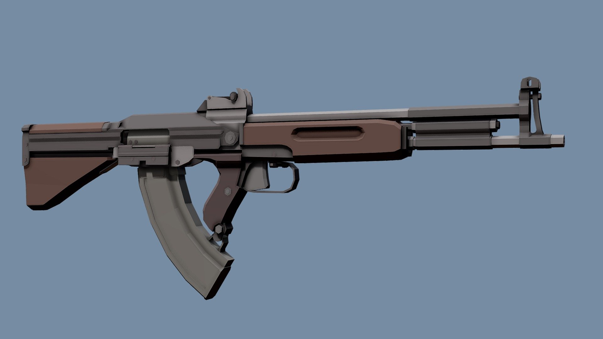 Low-Poly TKB-408 - Download Free 3D Model By TastyTony [3a43594 ...