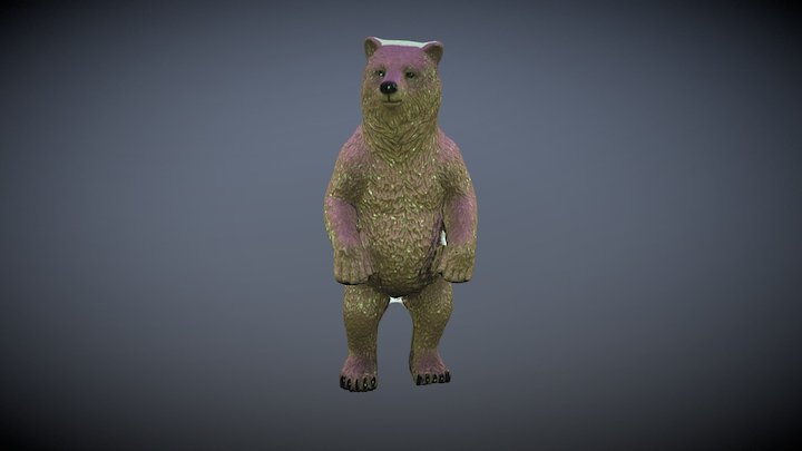 EinScan-SP Test: Bear 3D Model
