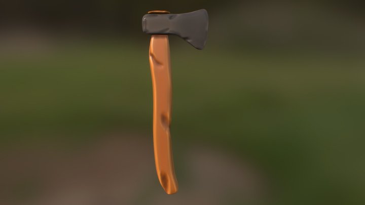 Axe Stylized 3D Model
