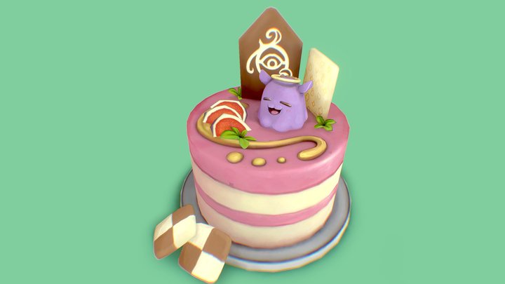 Takodachi Cake 3D Model