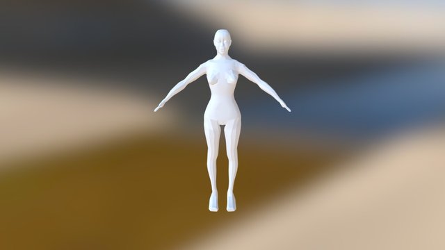Body Base Mesh 3D Model