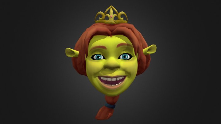 Fiona Head 3D Model