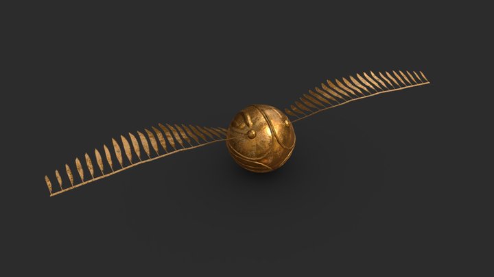 Golden Snitch 3D Model
