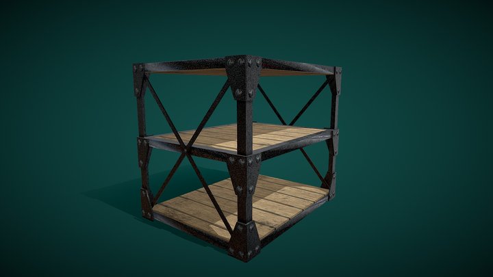 Industrial_shelves 3D Model