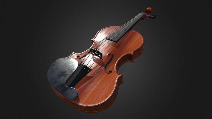 Violin 3D Model