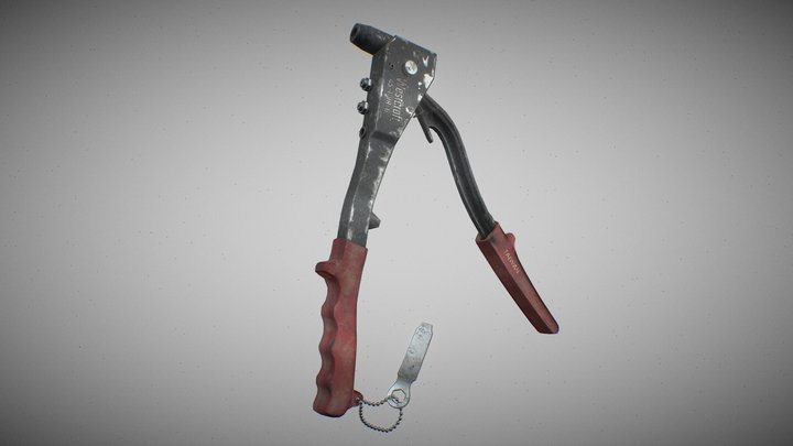 Rivet Gun 3D Model