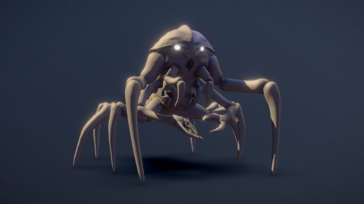 Alien Crustacean - Sculpt 3D Model