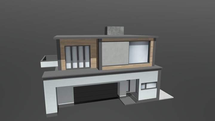 Modern House1 3D Model