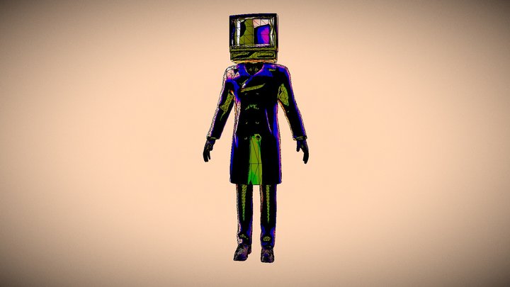 Tvman 3D Model