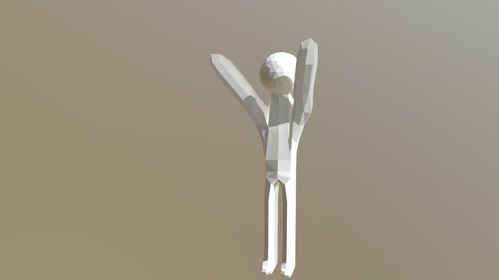 Stick Figure 3D Model