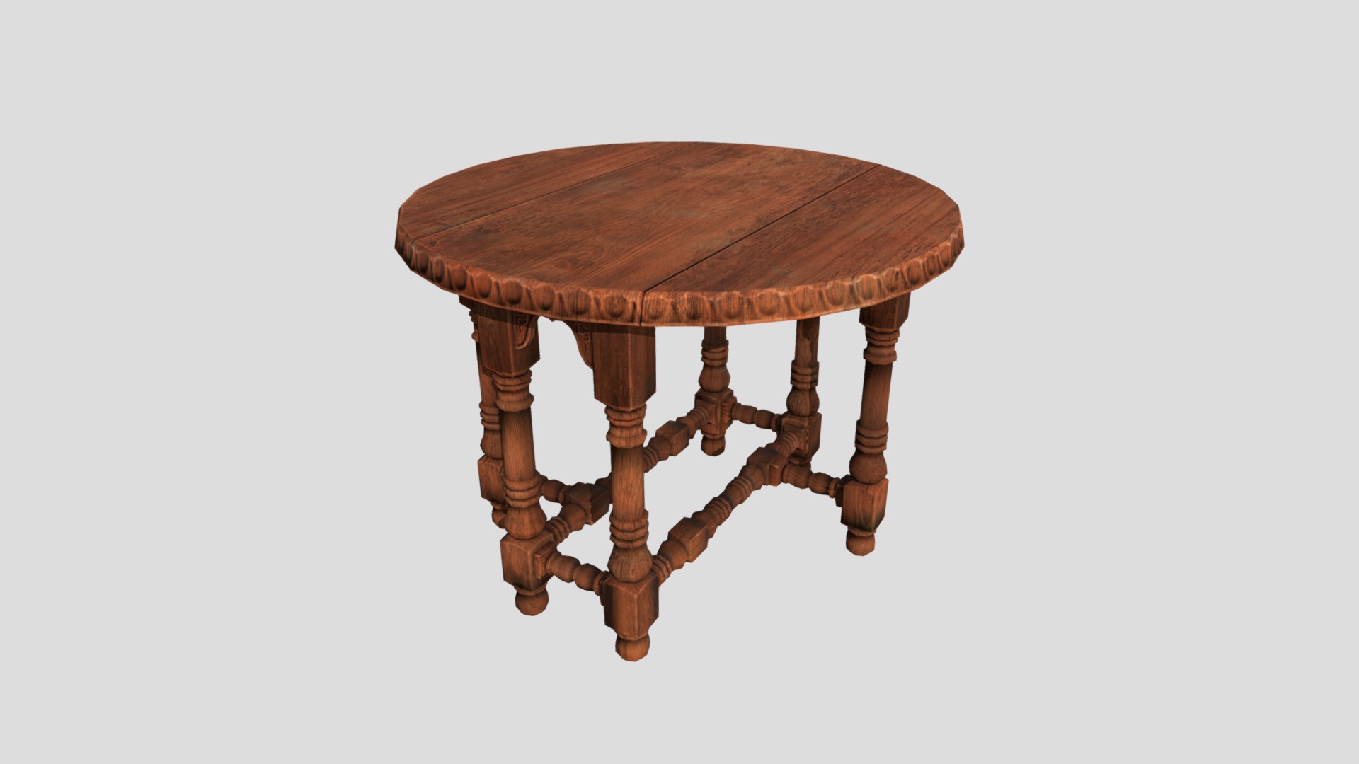 3D model Table_06 - This is a 3D model of the Table_06. The 3D model is about a wooden table with a top.
