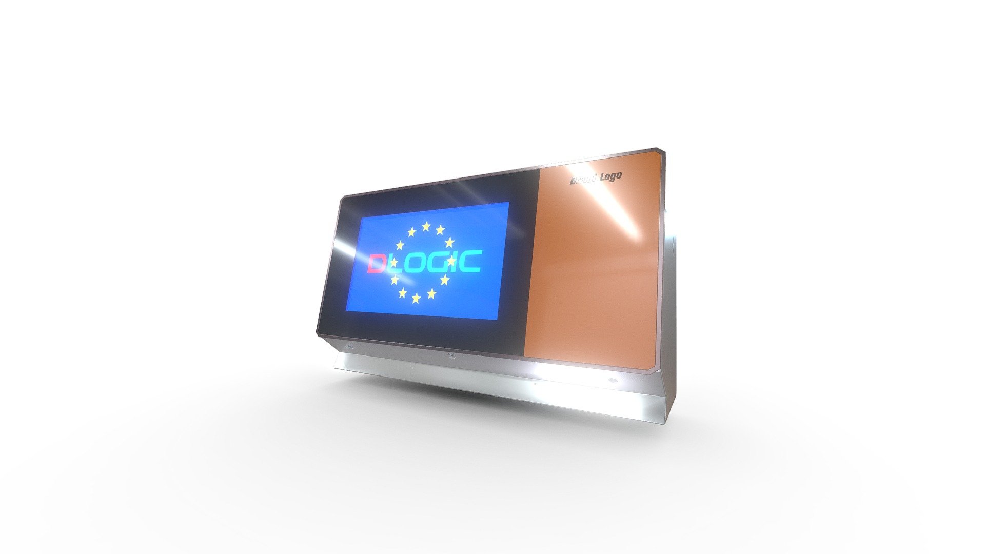 Industrial Touch Display — Sketchfab embed 3D viewer