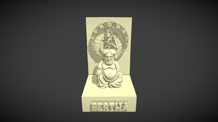 Jerry Garcia  Buddha and Bertha 3D Model