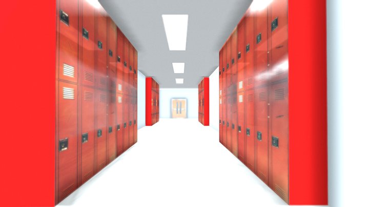 School Hall 3D Model