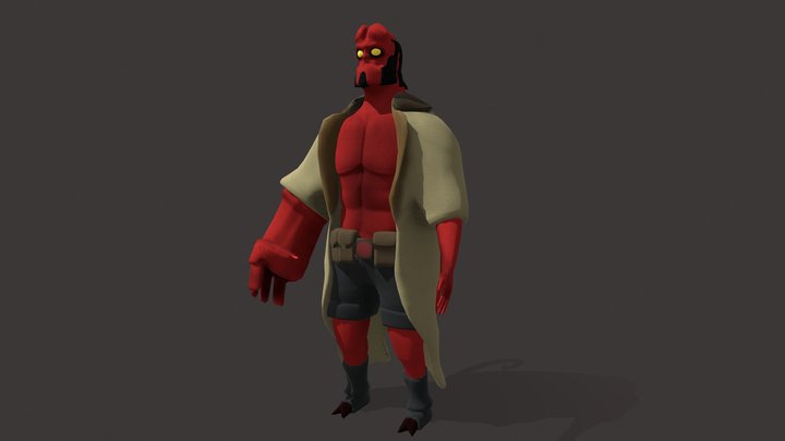 Hellboy Final 3D Model