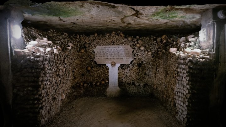Catacombs of Paris - room (VR ready)
