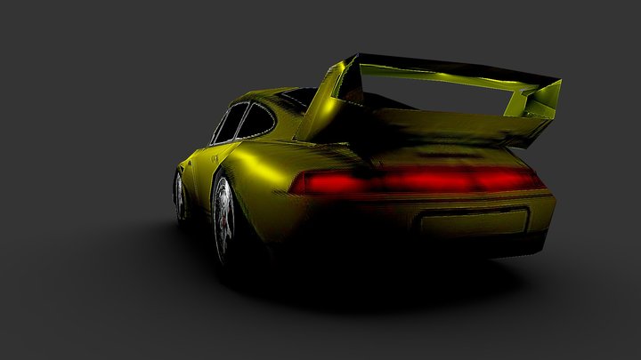 Porsche 911 964 Carrera RS Club Sport 3D Model