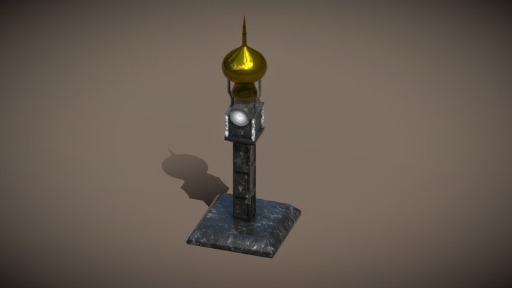 Башня с часами 3D Model
